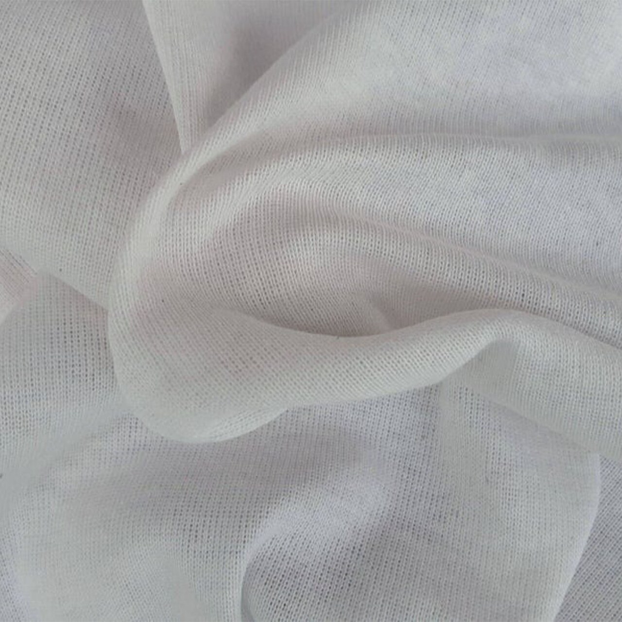 1 Yard Off White Cotton Poly 1x1 Tubular Rib Knit Fabric for Cuffs Collars Waistbands